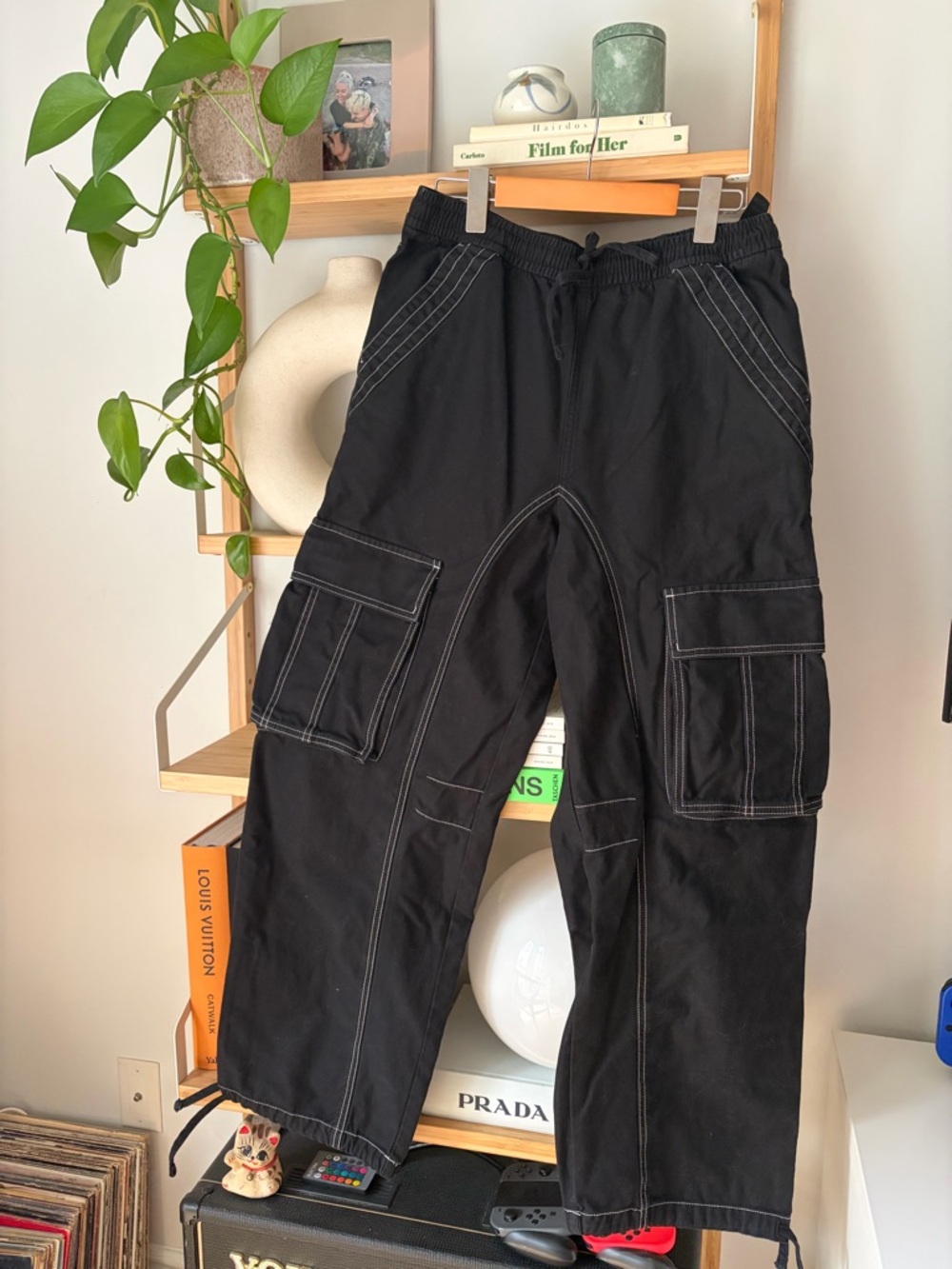Black TNA cargo pants